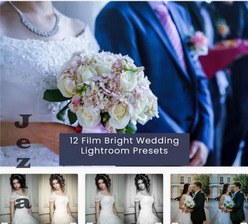 12 Film Bright Wedding Lightroom Presets - BGFU7K6