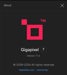 Topaz Gigapixel AI 7.1.4