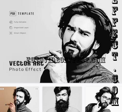 Vector Art Photo Effect - VKB3T5F