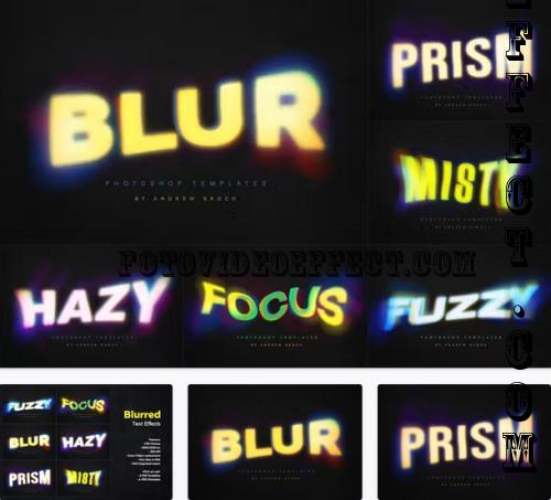 Gradient Blurred Text Effect - HWARGJ2