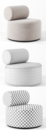 3dsky - Sinclair Lounge Chair by Fest 2963486 - 3D Model