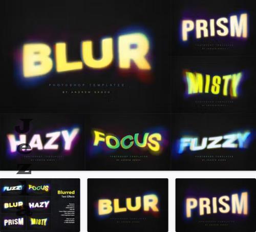 Gradient Blurred Text Effect - HWARGJ2