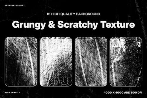 15 Grungy & Scratchy Background Texture - LYE6ASJ