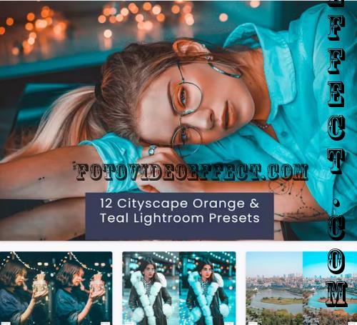 12 Cityscape Orange & Teal Lightroom Presets - BJPTFHS