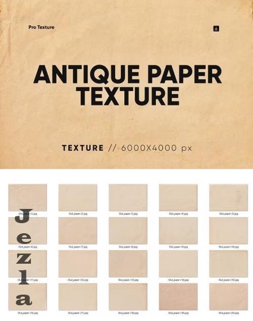 20 Antique Paper Texture HQ - 95135944