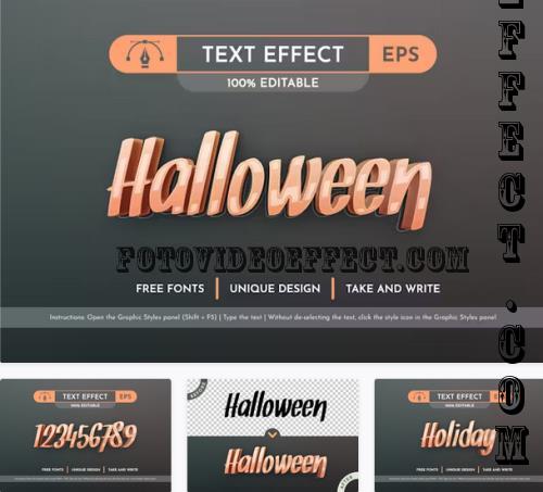 Halloween Editable Text Effect - 92446316