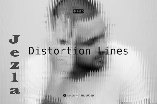 Distortion Lines Photo Effects - WS487NM