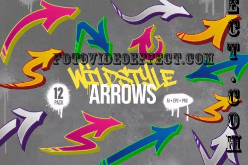 Wildstyle Graffiti Arrows Pack - 139897614