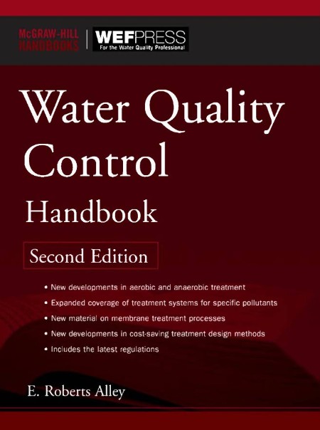 Water Quality Control Handbook by E. Roberts Alley 0cc93b62b3488a9872787f3cf0d18fc8