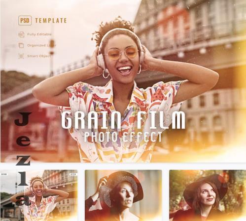 Grain Film Photo Effect - K83BRGT