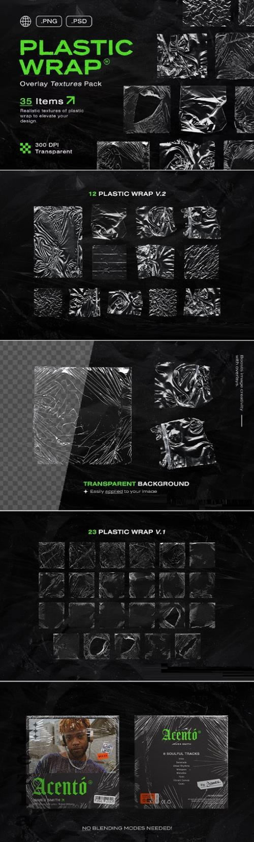 Plastic Wrap Overlay Textures Pack - 4EQWLNH