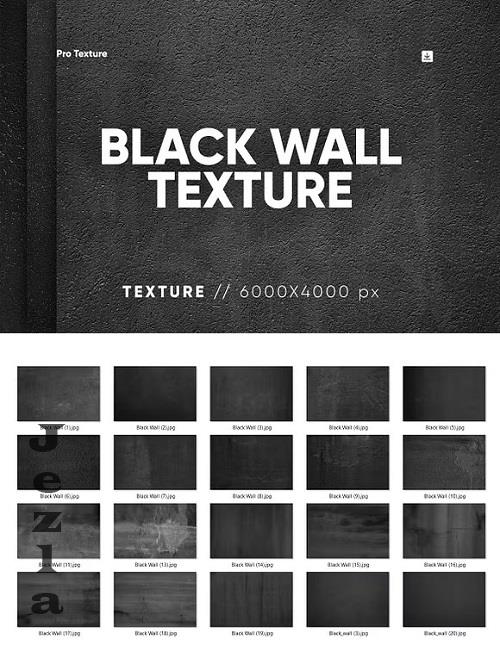 20 Black Wall Texture HQ - 92476171