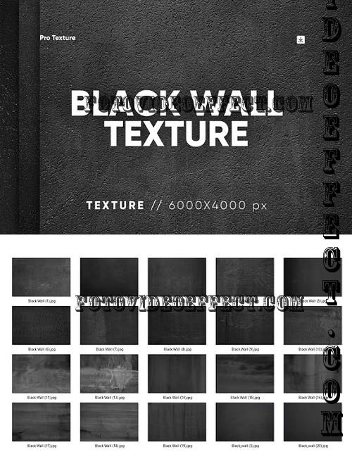 20 Black Wall Texture HQ - 92476171
