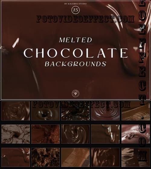 Melted Chocolate Backgrounds - HKVKLYP