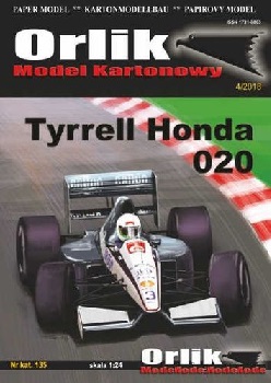  Tyrrell  Honda 020 (Orlik 135) 