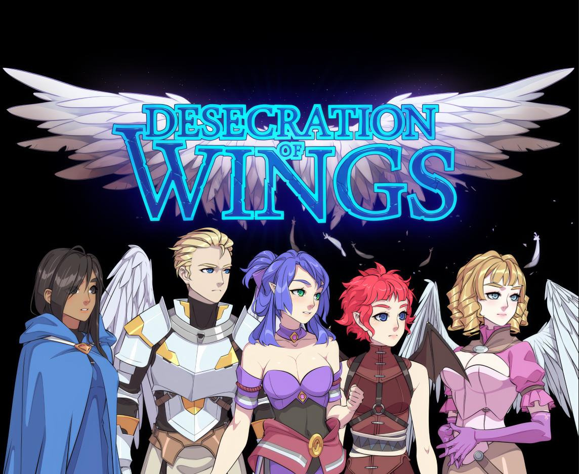 Desecration of Wings [Final] (Sierra Lee) [uncen] [2017, ADV, RPG, Fantasy, Female Protagonist, Big tits, Prostitution, Anal, Angel, Elf, Succubus] [rus+eng]