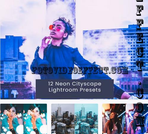 12 Neon Cityscape Lightroom Presets - GAY2TEB