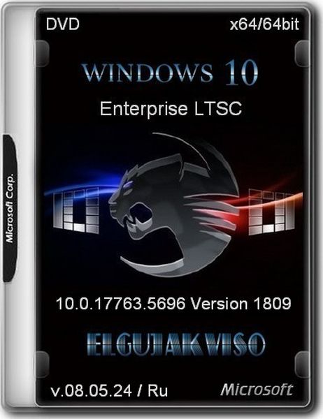 Windows 10 Enterprise LTSC (x64) Elgujakviso Edition (v.08.05.24) (Ru/2024)