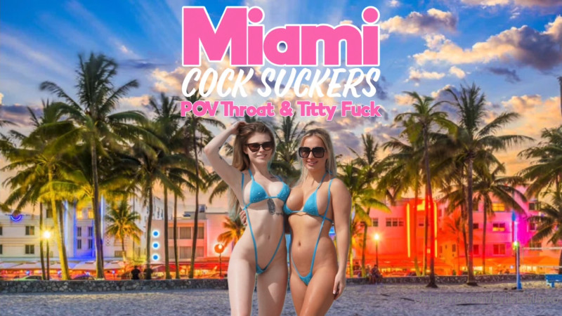 [Onlyfans.com] Kylie Taylor, ChloeWildd - Miami Cock Suckers [2024-03-16, Amateur, Bikini, Blowjob, Cumshot, Facial, Girl/Girl, POV, Straight, Threesome (FFM), Titfuck, Cumswapping, 1080p, SiteRip]