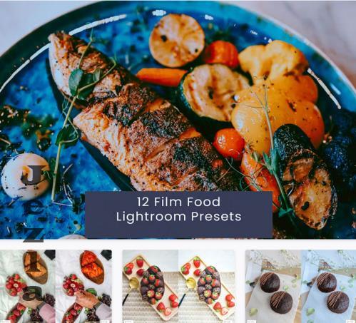 12 Film Food Lightroom Presets - SFU78PB