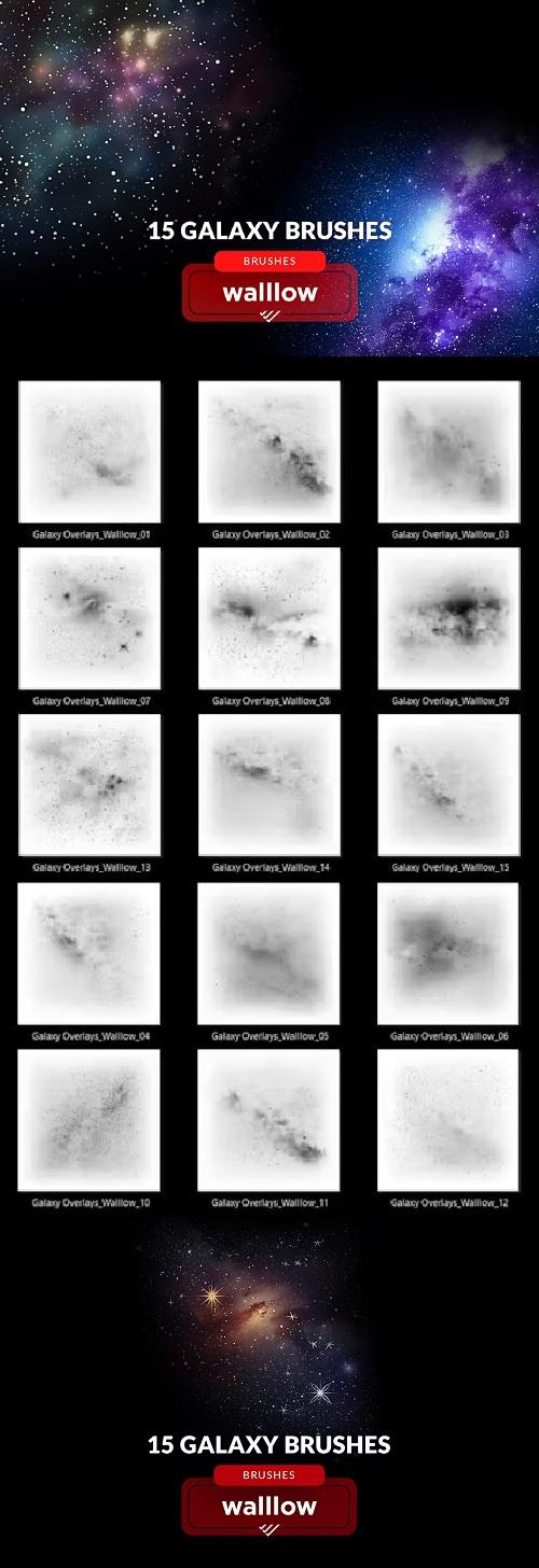 Galaxy starry night sky photoshop brushes - UF2UMBJ