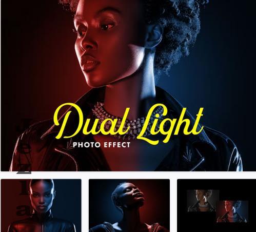 Double Light Photo Effect - 92508741