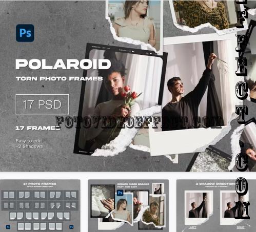 Polaroid Torn Photo Frames - 159305297