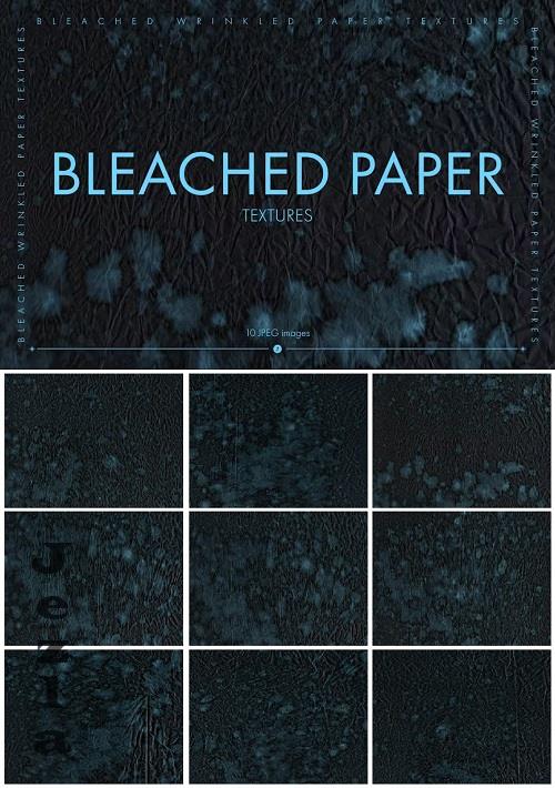 Bleached Black Paper Textures