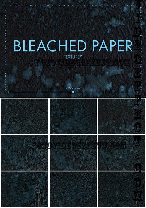 Bleached Black Paper Textures