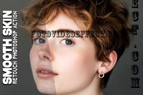 High-End Smooth Skin Retouch Photoshop Action - RAQ924T