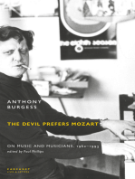 The Devil Prefers Mozart: On Music and Musicians, 1962-1993 - Anthony Burgess, ...