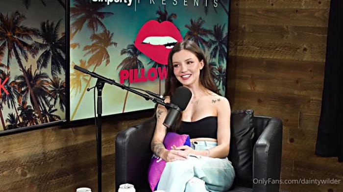 Onlyfans: Dainty Wilder Pillow Talk Squirting On Podcast Video Leaked {FullHD}