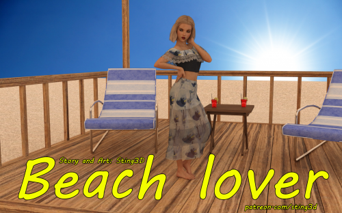 Sting3D - Beach Lover 3D Porn Comic