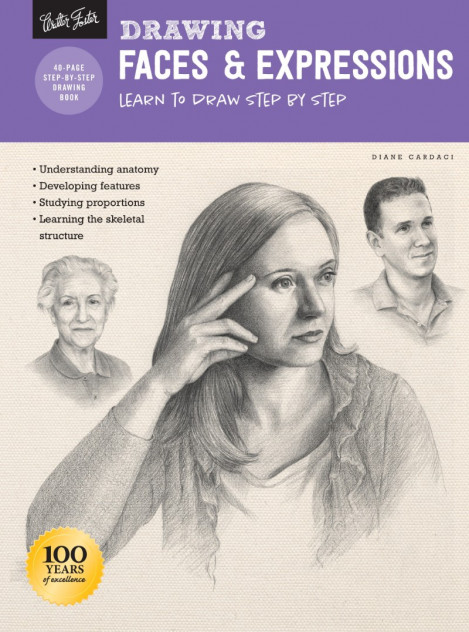 Drawing: Faces & Expressions: Learn to draw step by step - Diane Cardaci 074e33fda619b814e707afe4105b7026