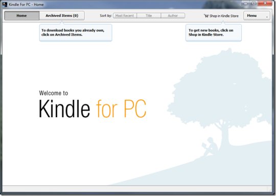 Kindle for PC 2.3.70840