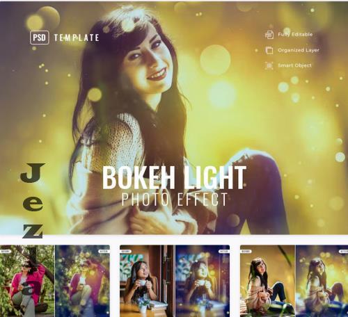 Bokeh Light Photo Effect - 6PQFY92