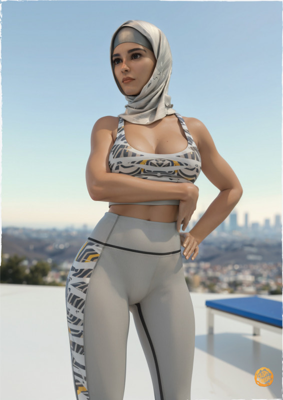 Crispycheese - Nisha in Yoga Outfit 3D Porn Comic