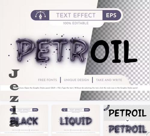 Petroil Editable Text Effect - 194282363