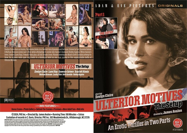 Ulterior Motives Part 1 - The Setup (James Avalon, Adam & Eve) [2024 г., All Sex, WEBRip, 720p] (Evelyn Claire, Lumi Ray, Queenie Sateen, Scarlett Alexis)