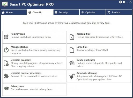 Smart PC Optimizer PRO 9.4.0.4