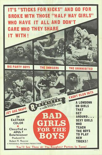Bad Girls for the Boys / Плохие девушки для мальчиков (William F. McGaha, Whitehall Pictures) [1966 г., Erotic, Comedy, DVDRip]
