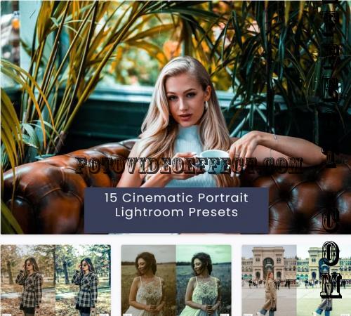 15 Cinematic Portrait Lightroom Presets - DKMJ43J