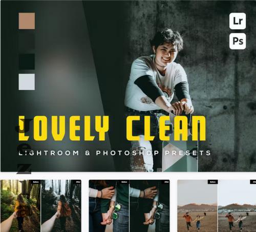 6 Lovely Clean Lightroom and Photoshop Presets - 5XRMG2R
