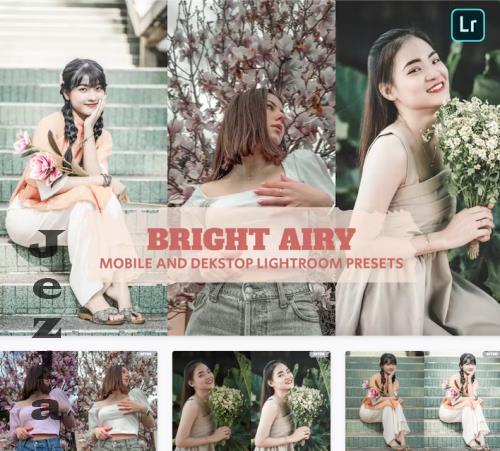 Bright Airy Lightroom Presets Dekstop and Mobile - DYW6TS4