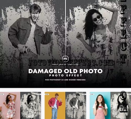 Damaged Old Photo Effect - 3ABDBUX