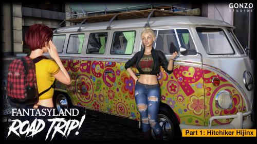 Gonzo Studios - Fantasyland: Road Trip Part 1 3D Porn Comic