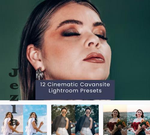12 Cinematic Cavansite Lightroom Presets - HXNXFJ6