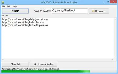 VovSoft Batch URL Downloader 5.5