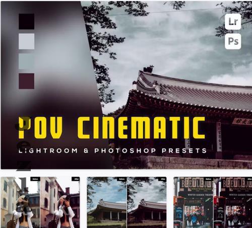 6 POV Cinematic Presets Lightroom and Photoshop - 6GV2RKQ