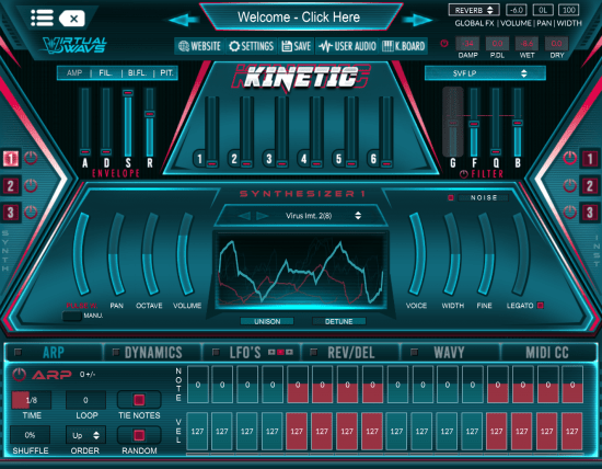 Virtual Wavs Kinetic v2.0.0 macOS